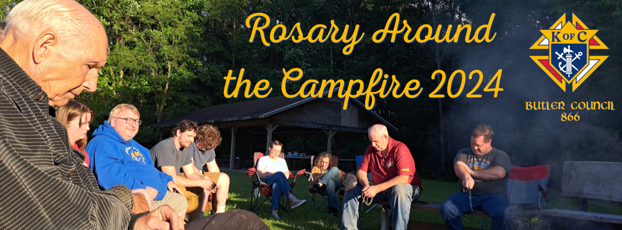 Rosary around the campfire